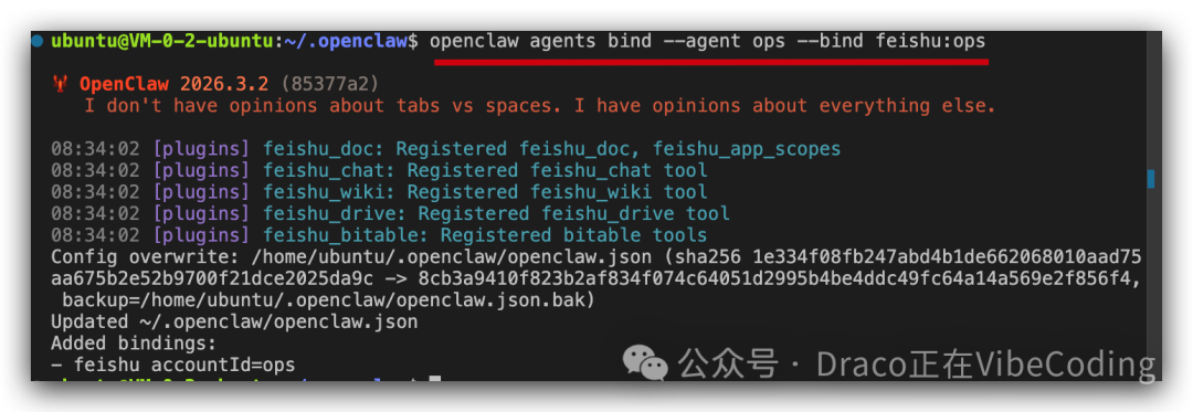OpenClaw 2026 多Agent配置指南：一个实例如何运行多只龙虾并连接多个飞书Bot - 图片 - 8