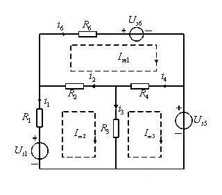 网孔分析法示例电路