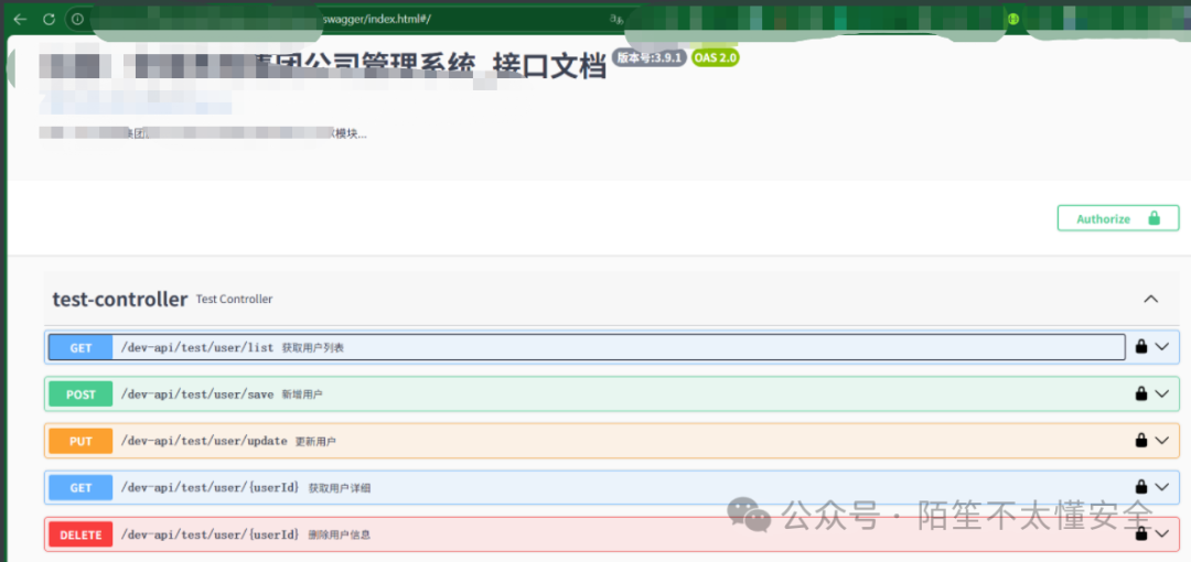 Swagger UI插件渲染后的API文档界面