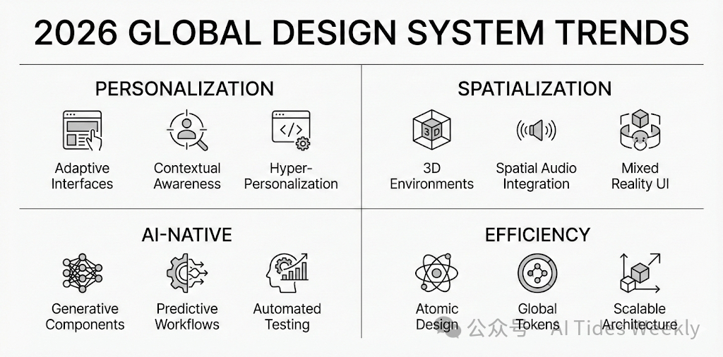 2026年全球设计系统四大趋势图表