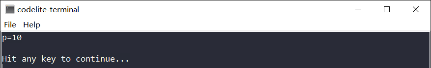 通过强制类型转换后void指针正确解引用输出