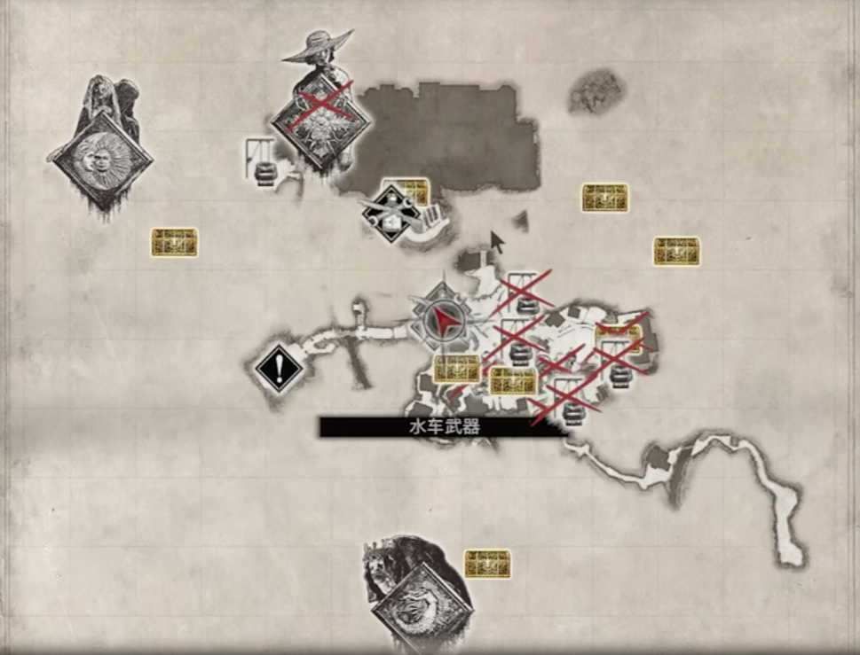 《生化危机：村庄》的开放区域地图