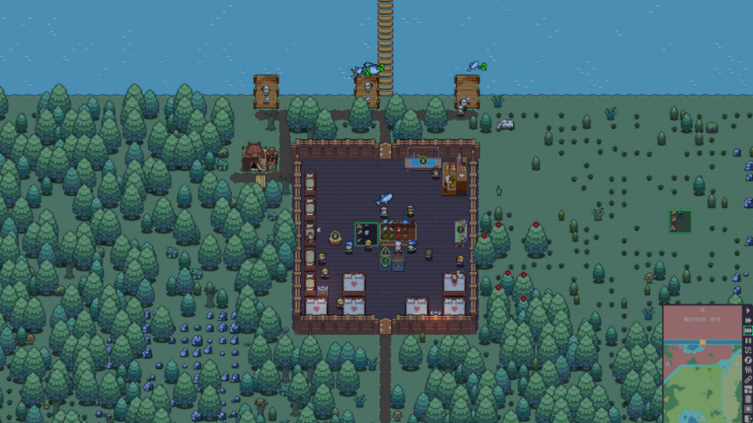 《领地：种田与征战》游戏内营地俯视图