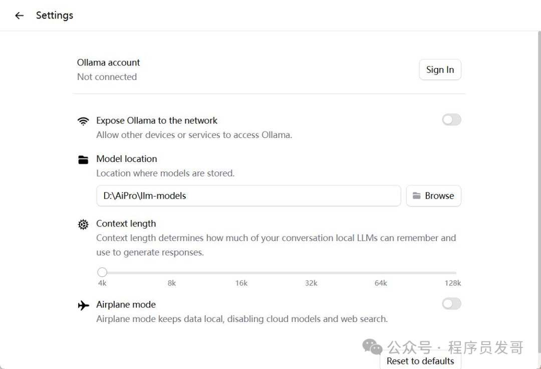 OLLAMA 模型下载界面