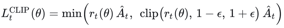 PPO Clip损失函数公式