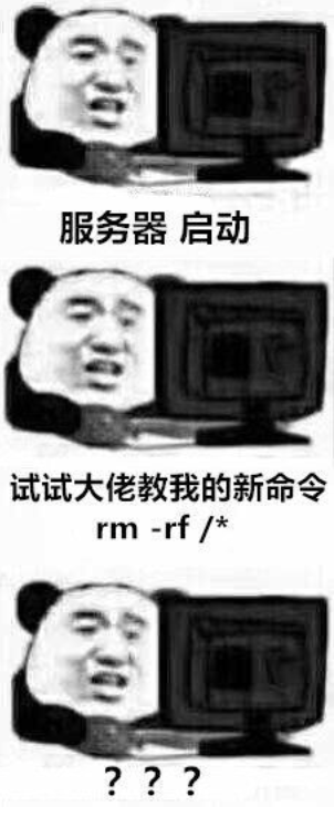 误执行危险命令熊猫头表情包动图