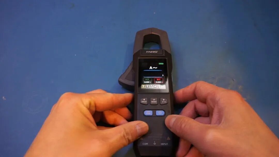FNIRSI DMC-100 整机按键布局正面图
