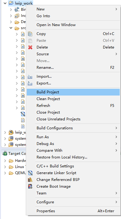 在 SDK 中右键构建项目