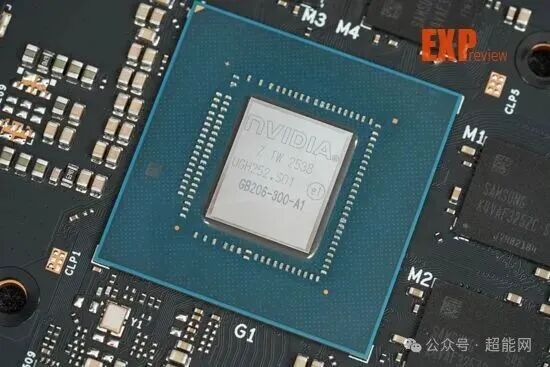 显卡GPU核心特写