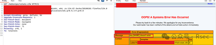 ColdFusion参数缺失错误