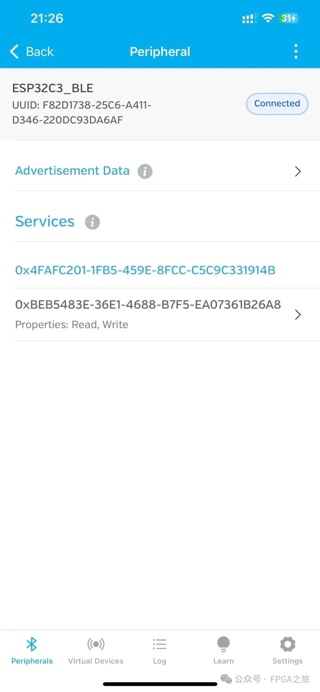 手机BLE调试APP连接模块