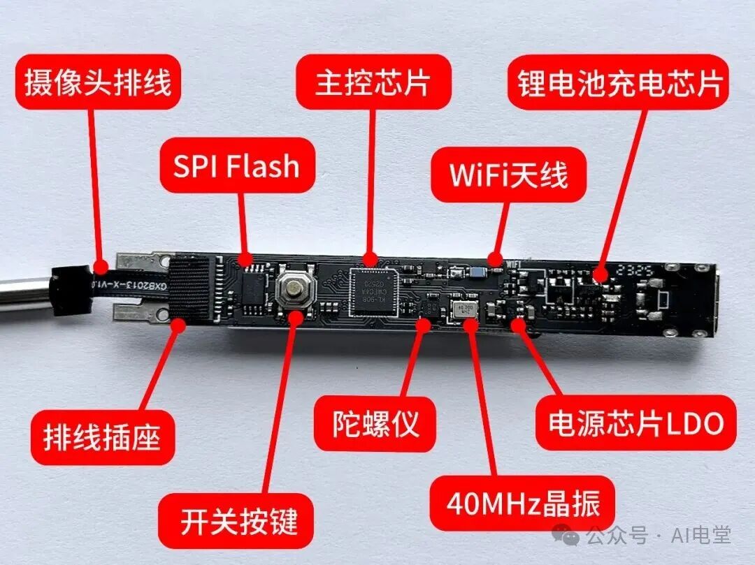 电路板正面元器件标注图