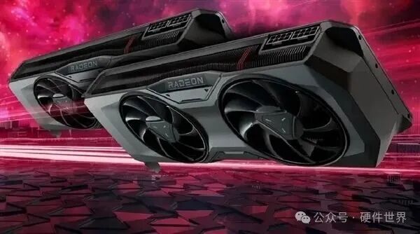 AMD Radeon RX 7800 XT 与 RX 7600 双风扇显卡外观展示