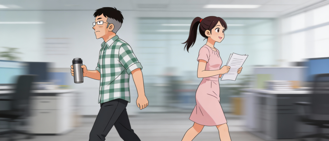 办公室同事场景