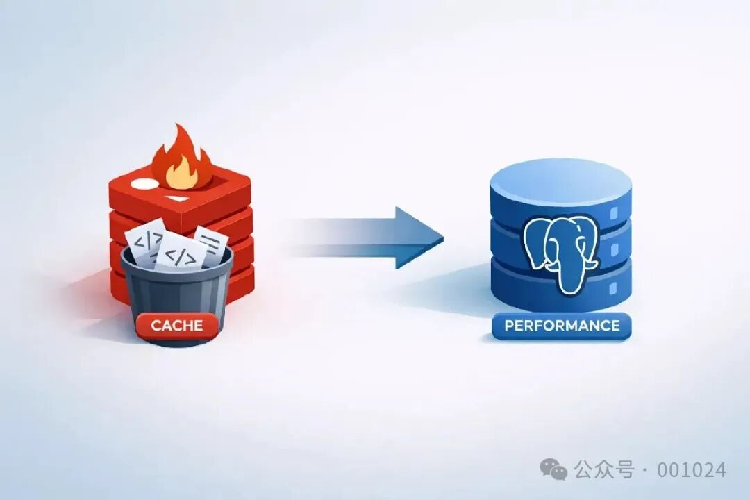 从缓存到数据库性能优化的架构对比示意图