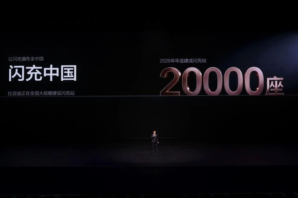 比亚迪闪充中国计划宣传图