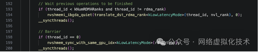 等待RDMA操作完成代码