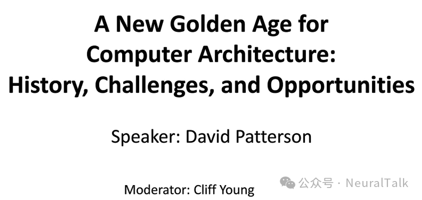 A New Golden Age for Computer Architecture