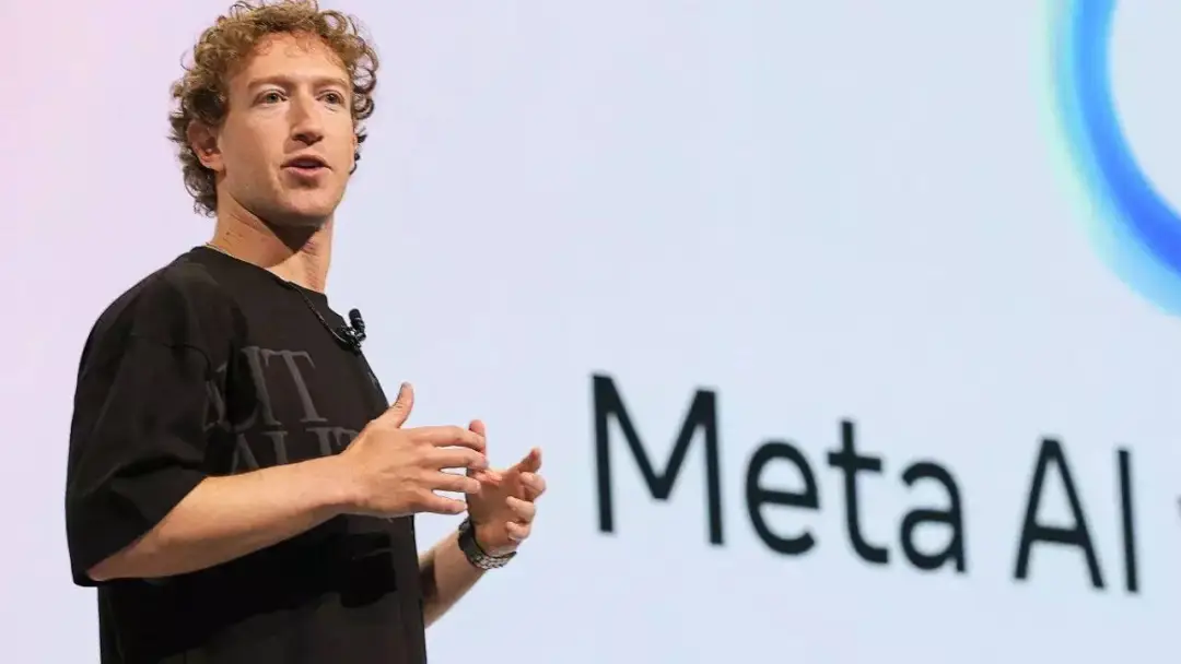 Meta首席执行官马克·扎克伯格在Meta AI活动上发表演讲