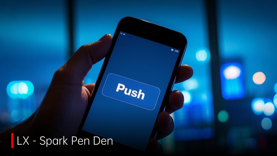 App Push消息按钮示意