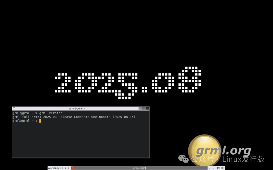 Grml 终端中查看版本信息