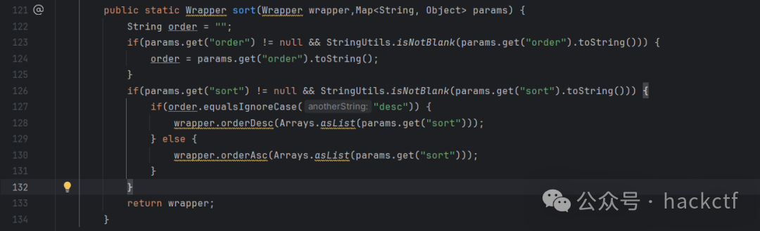 MPUtil.sort方法直接拼接sort参数