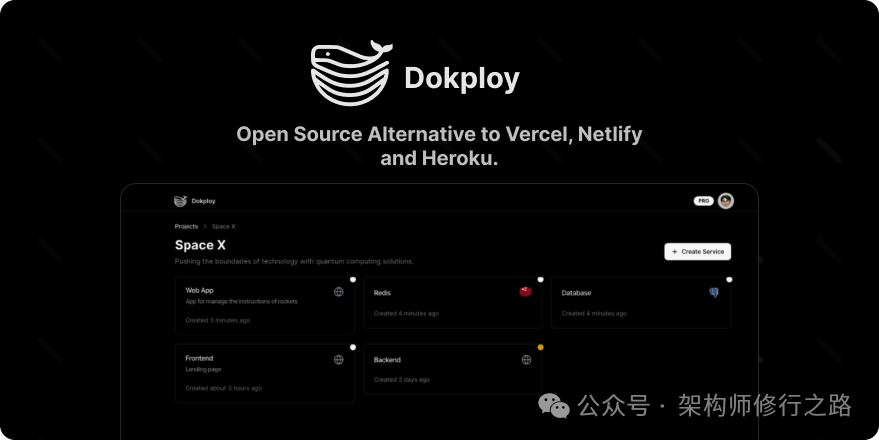 Dokploy - Open Source Alternative to Vercel, Heroku and Netlify.