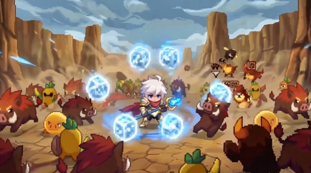 《Dicero!》像素风战斗场景