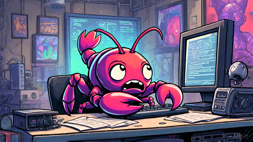 AI CEO的赛博朋克卡通形象