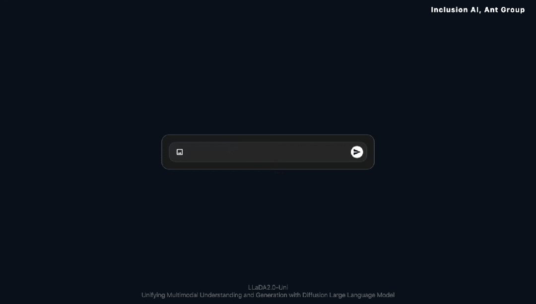 LLaDA2.0-Uni 思维链图像生成过程演示