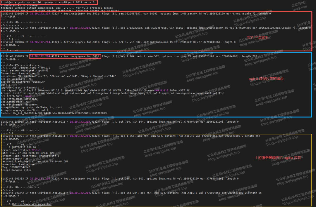 tcpdump抓包验证SSL剥离结果