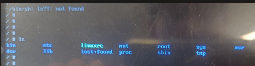 嵌入式 Linux 终端 ls 命令输出