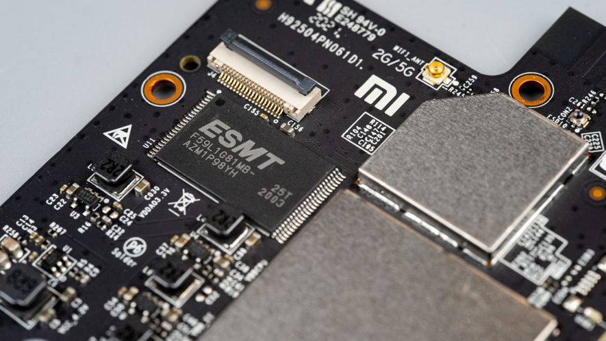 ESMT F59L1G81MB SPI NOR闪存芯片特写
