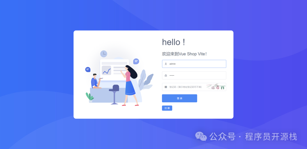 Vue-Admin-Better 仪表盘界面