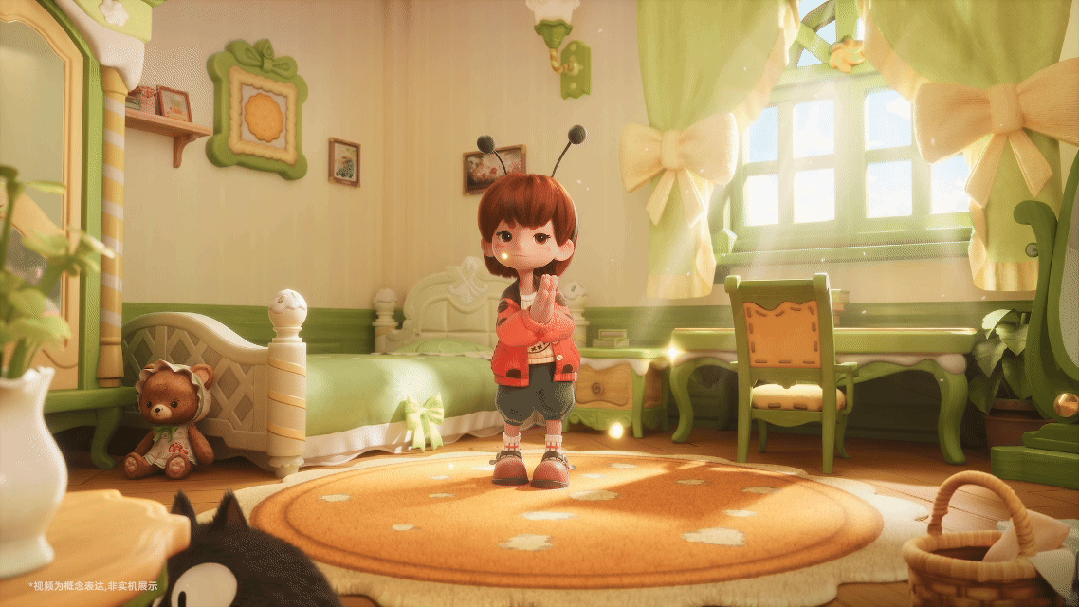 游戏角色换装展示