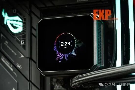 冷头屏幕显示时钟与灯效