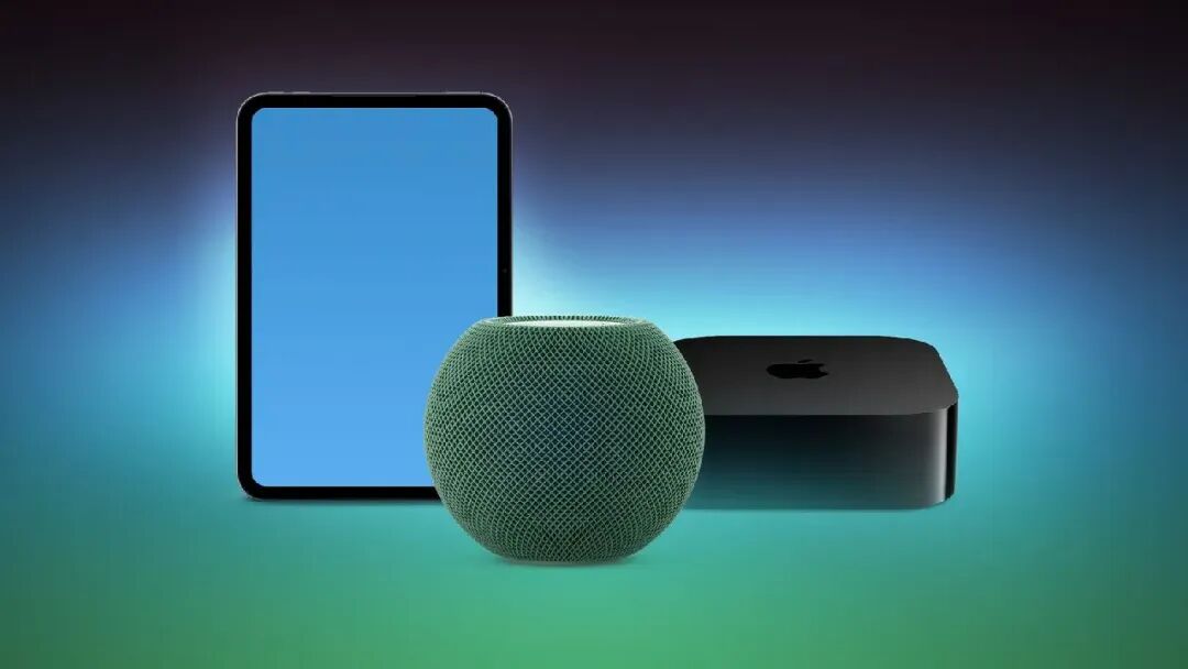 苹果三款新品泄露渲染图:iPad、HomePod mini 与 Apple TV