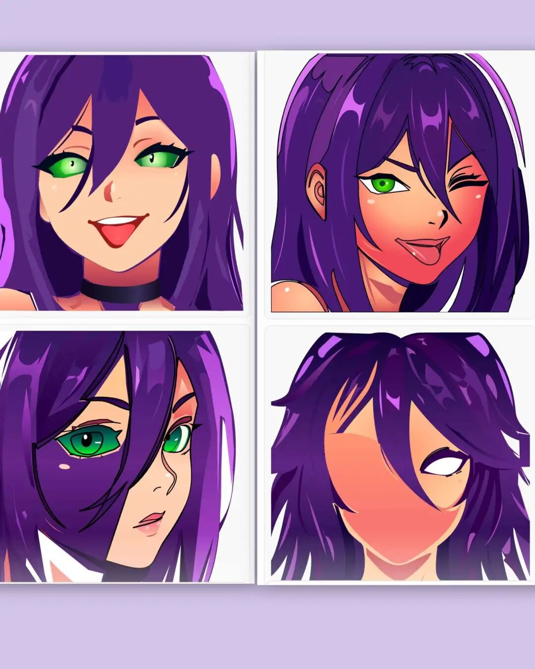 QuiverAI生成的动漫角色插画