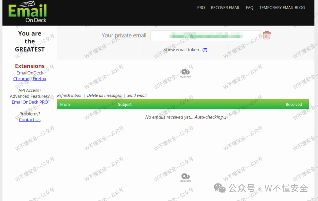 EmailOnDeck界面截图