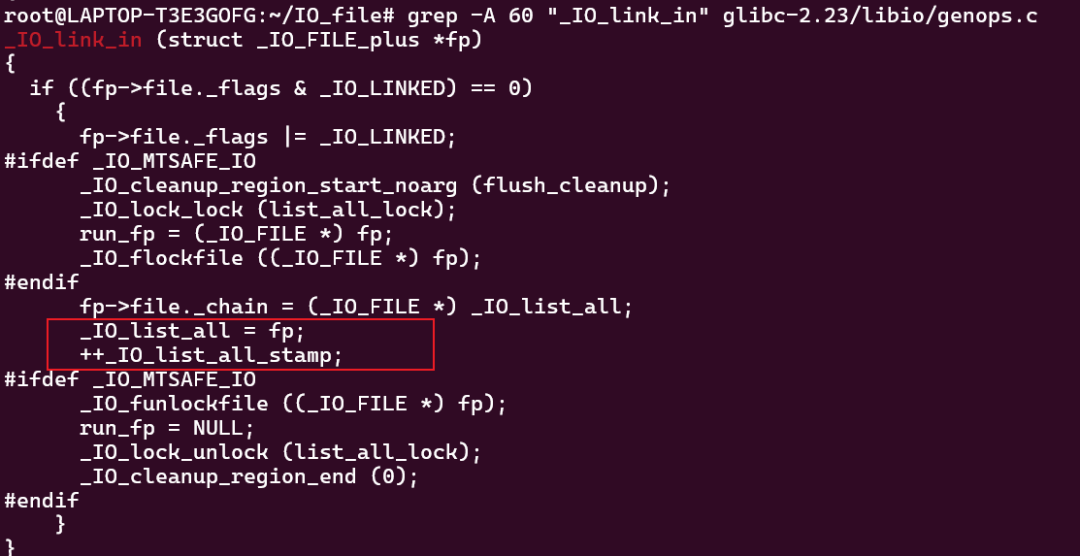 _IO_link_in函数源码，展示链表插入操作