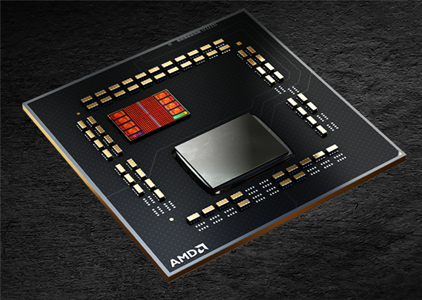 AMD Ryzen 处理器芯片特写