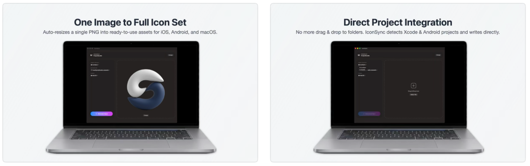 IconSync图标生成与项目集成功能展示