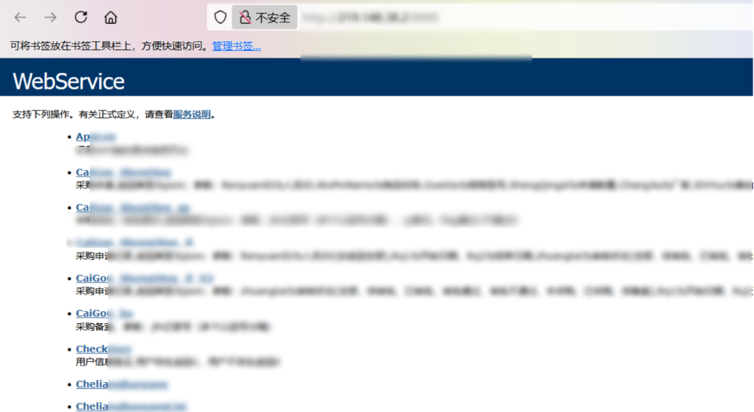 .NET WebService服务发现页面