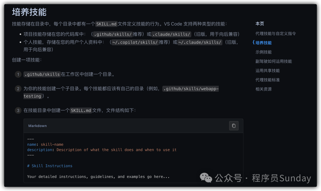 Agent Skills（代理技能）创建指南截图