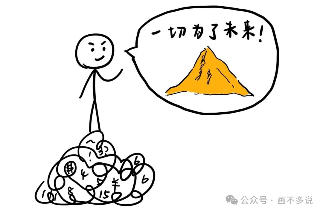 为未来积累资源的漫画