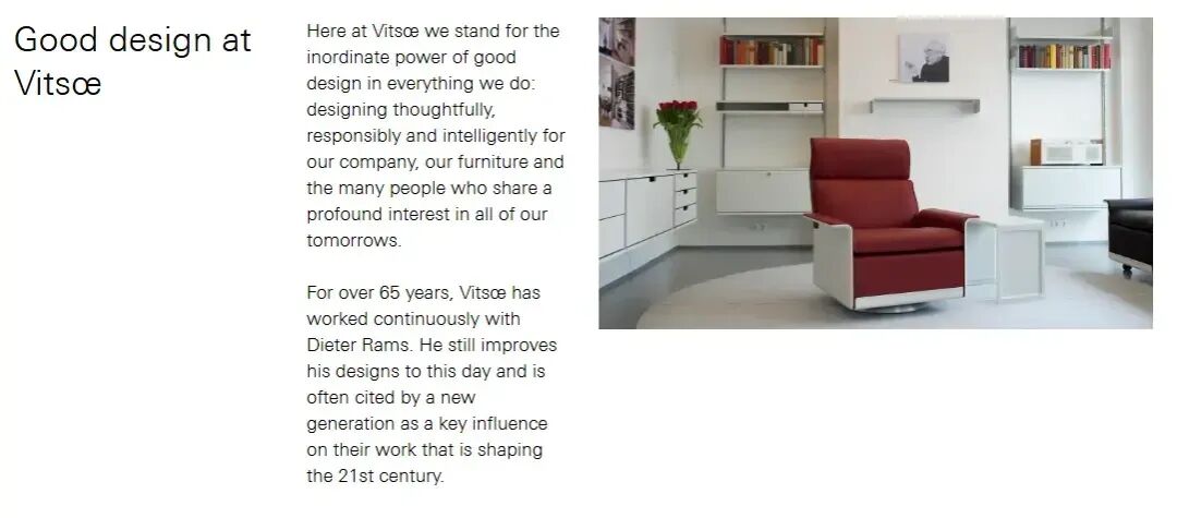 Vitsœ 展示厅内景与 Dieter Rams 设计的 606 搁架系统