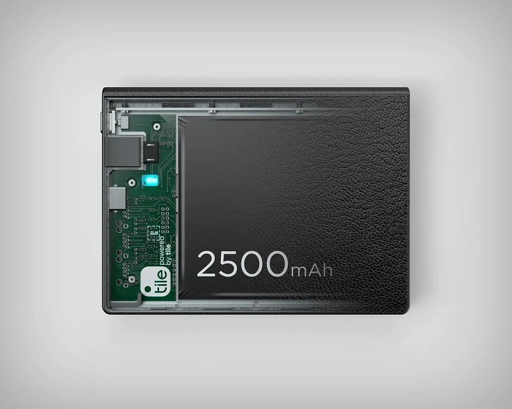 一张展示便携式充电宝内部结构的图片