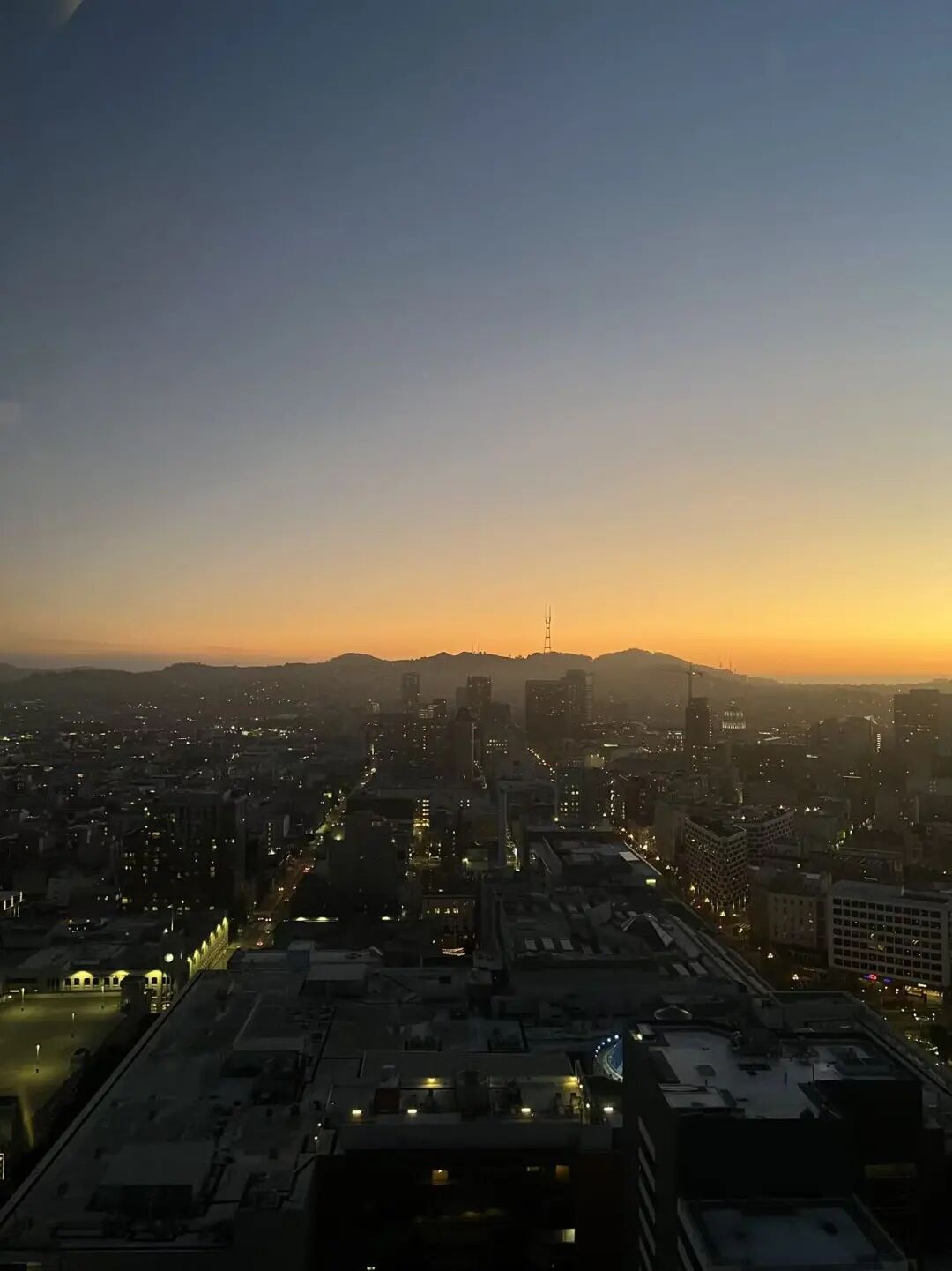 俯瞰旧金山市景