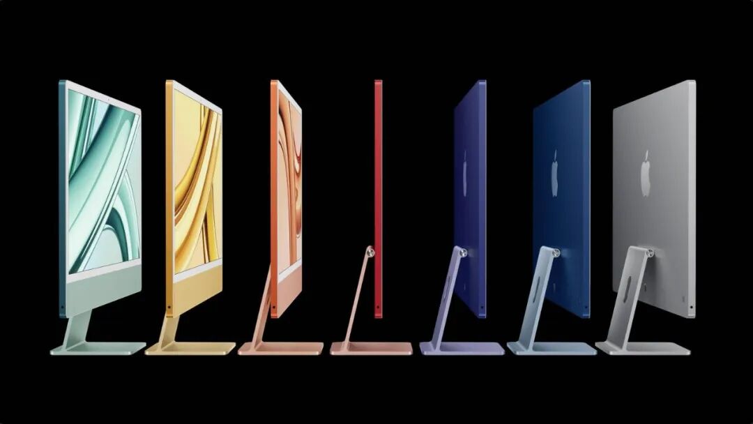 多彩 iMac 产品线展示